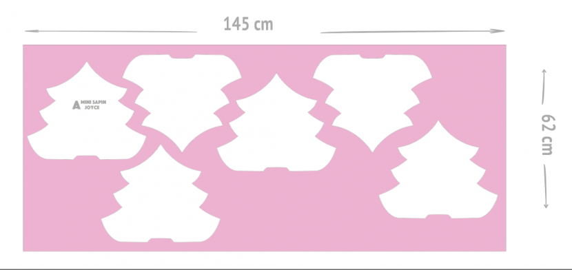 tuto couture facile : patron du sapin tissu gratuit (blog couture)