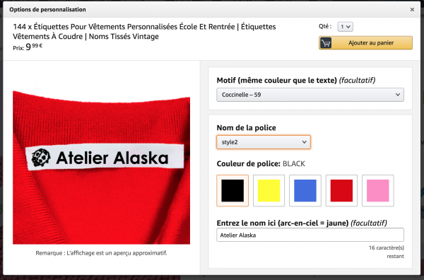 amazon personnalisation