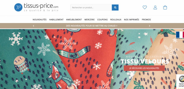 tissu price